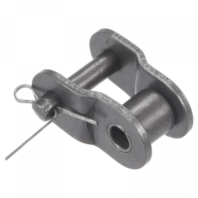 uxcell 8Pcs #40 Chain Offset Half Link Roller, 1/2" Pitch Carbon Steel, Standard Chain End Connector Split Links for 08A Chain
