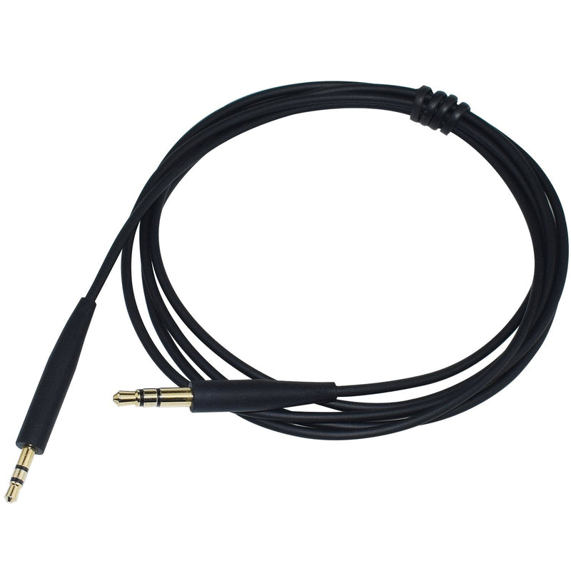 Replacement QC35 II Headphone Replacement Cord Cable Compatible Bose QuietComfort 35 (Series II),Bose On-Ear 2/OE2/OE2i/QC25/QC35/Soundlink/SoundTrue Wireless Headphones (Black) Black