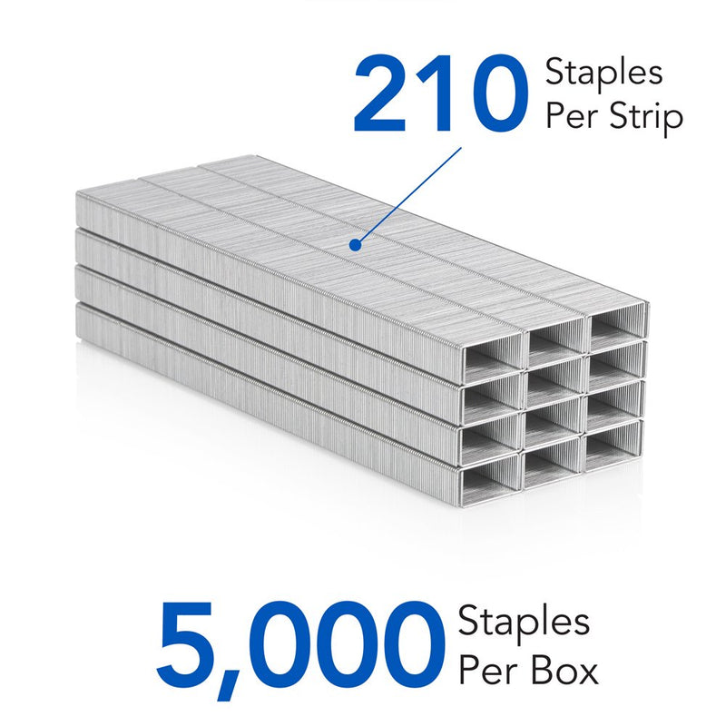 Swingline SWI79350 Standard Staples, 210/Strip, 5000/Box, Silver 1 Pack-5000/Box