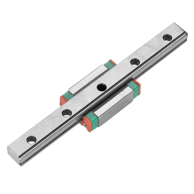 LML9B 9mm Linear Rail Mini Bearing Steel Guide Rail Slide Rail+ Slide Block Variety Length (100mm) 100mm