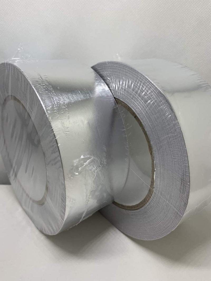 Alltapesdepot AF-12R Aluminum Tape/Aluminum Foil Tape - 2 inch x 150 feet (2.8 mil) Pack of 1 - Good for HVAC, Ducts, Insulation and More