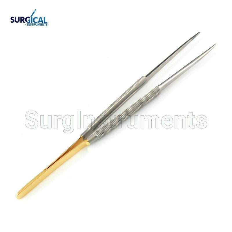T/C Micro Suture Tying Forceps 7" with Platform - Medical Surgical Instruments