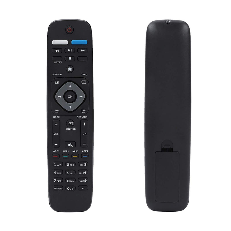 Replacement 4K UHD TV Remote Control for Philips 32PFL4902/F7 / 32PFL4902/F7B / 40PFL4901/F7 / 40PFL4901/F7B / 43PFL4901/F7 / 43PFL4901/F7B