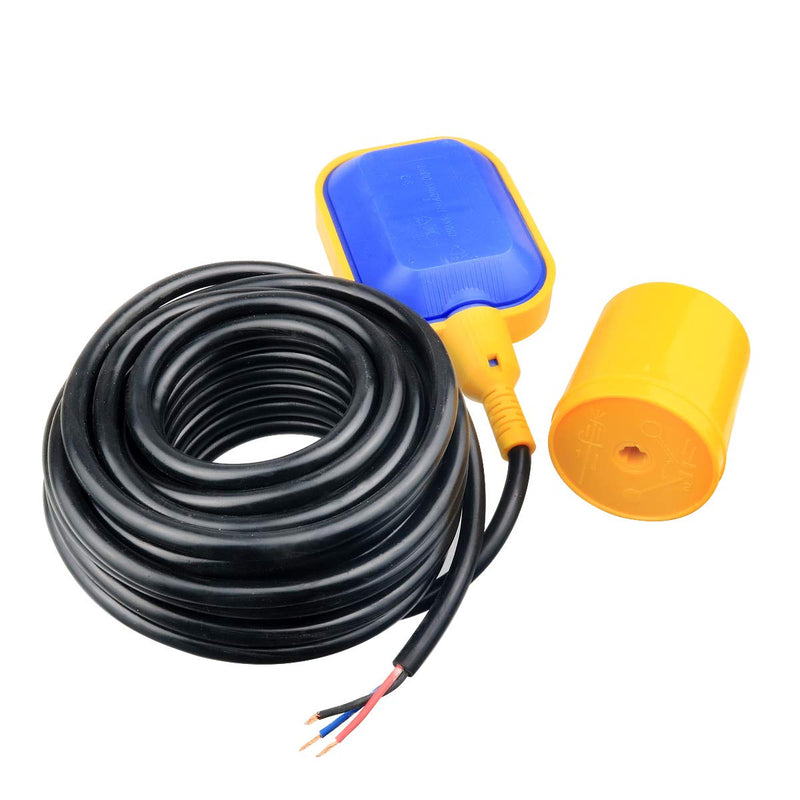 Nxtop 4M Cable Float Switch Water Level Controller for Tank Pump Sump Pump, Water Tank