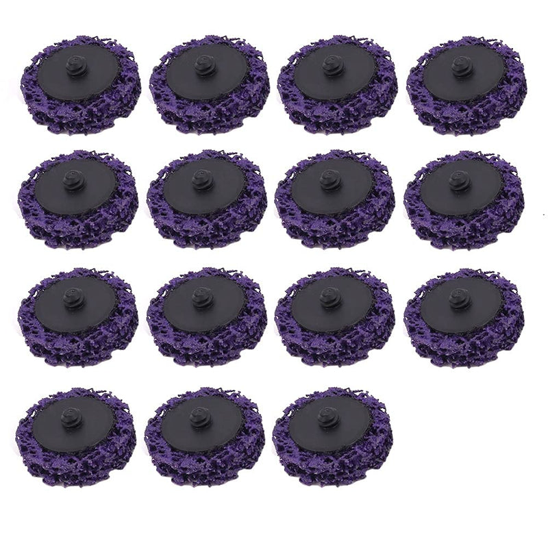 Yuhtech sanding disc set, 46 pieces 2 inch 50 mm serrated disc cleaning disc set sanding discs flap discs