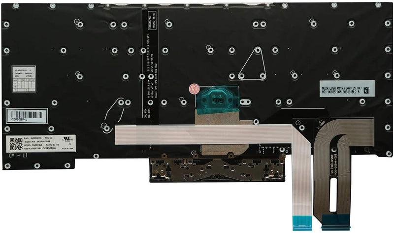 AUTENS Replacement US Keyboard for Lenovo ThinkPad T490S T495S T14S P1 X1 Extreme Gen1 Gen2 Laptop No Frame (Backlight) Backlight