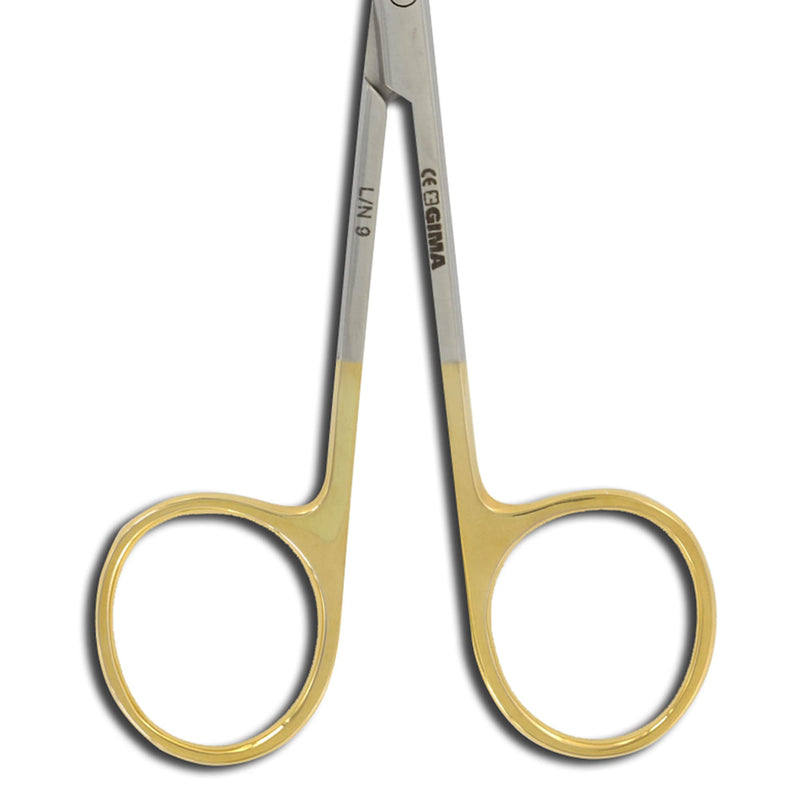 Gima - Iris scissors, straight, 11.5 cm, with strong tips that ensure surgeons high precision, 26526