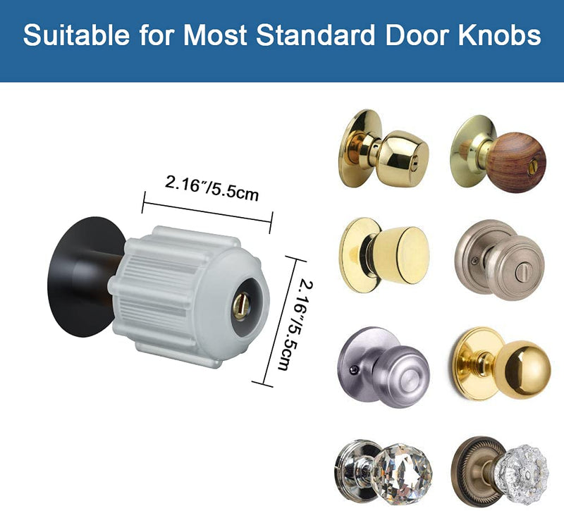 Remedic Doorknob Grips - Arthritis & Senior Living Aids, Open Doors Easily,Glow in The Dark Set of 4… Knob Cover