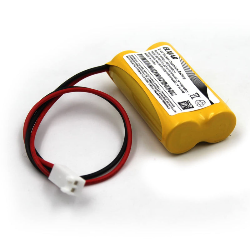 (5-Pack) 2.4V 800mAh Ni-CD Battery Pack Replacement for Dantona Custom-7, LITHONIA ELB-2P41N (CUSTOM-29), ELB-4804N (CUSTOM-241), Custom-276, OSA030 Exit Sign Emergency Light