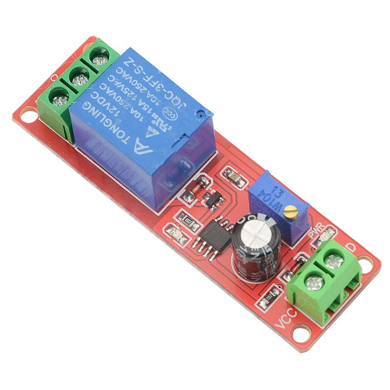 XINGYHENG 5Pcs 12V NE555 0-10 Seconds Delay Timer Switch Module Constant Current Regulator Timer Delay Converter for Automotive Control System Electrical Equipment