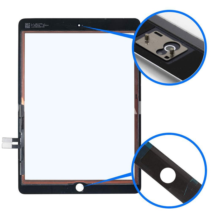 MMOBIEL Digitizer Compatible with iPad 7 2019 / iPad 8 2020 10.2 inch (White) 10.2 inch Touchscreen Display Glass Assembly Incl Tool kit