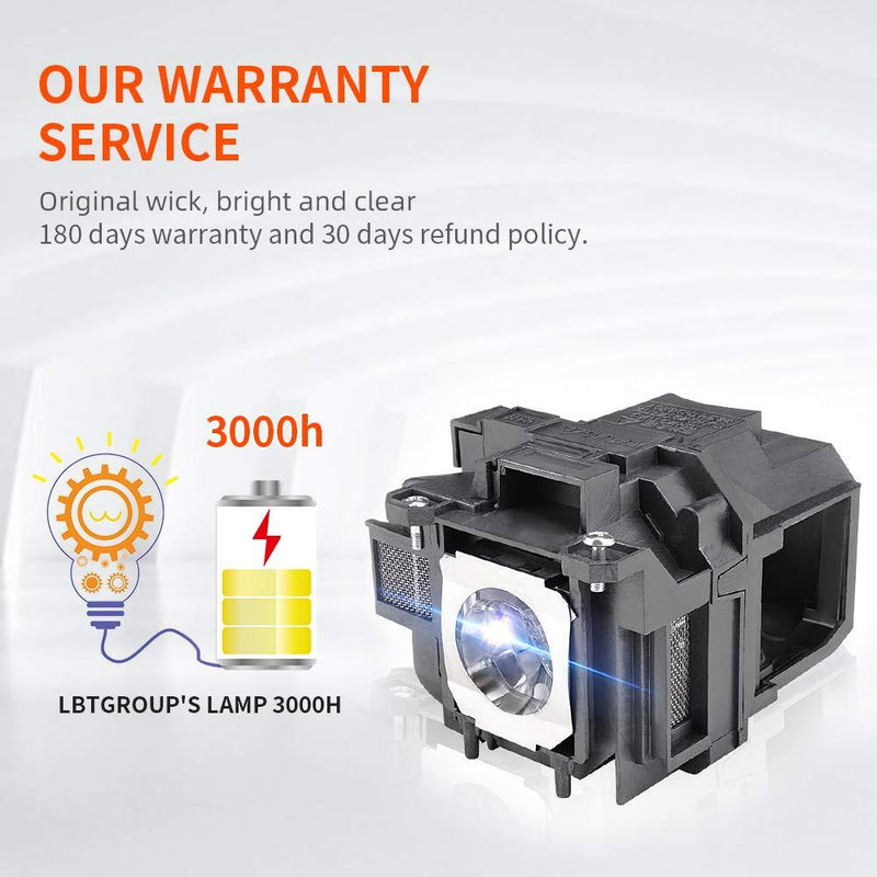 LBTbate ELPLP88 Replacement Bulb V13H010L88 for V13H010L78 EPSON PowerLite Home Cinema 2040 1040 2045 740HD 640 EX3240 EX7240 EX9200 EX5250 EX5240 VS240 VS345 VS340 97H 98H 99WH 955WH Projector
