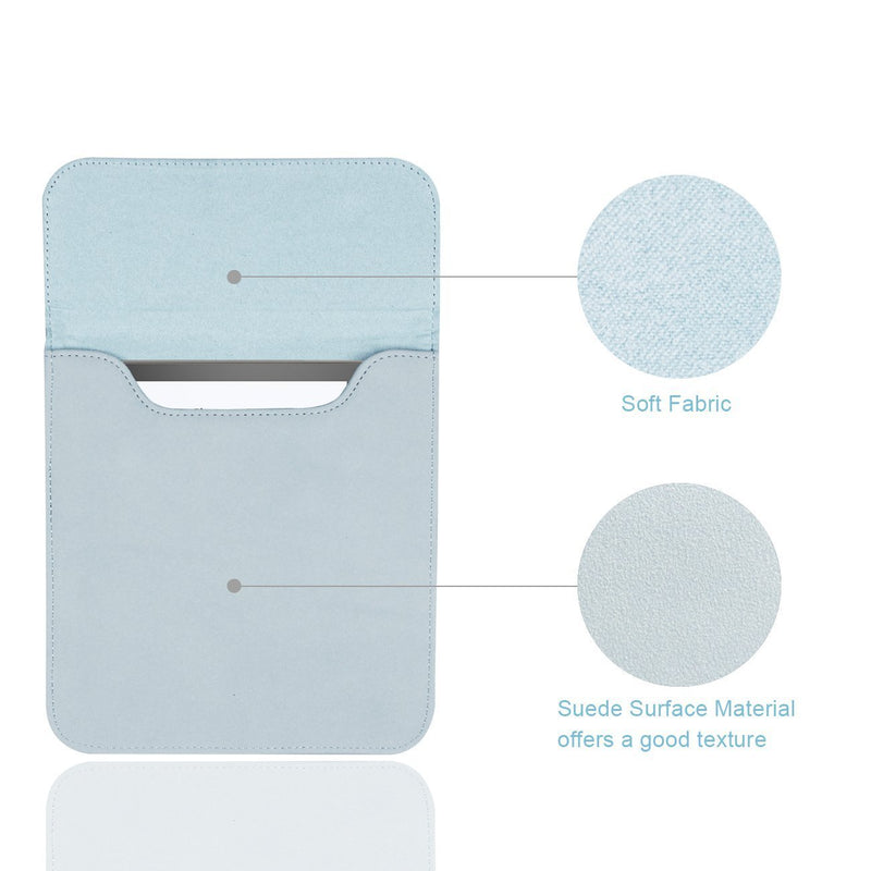 WALNEW 7'' Sleeve for Kindle Oasis - Protective Insert Sleeve Case Cover Bag Fits Kindle Oasis 10th Generation 2019 / 9th Generation 2017, Lightblue