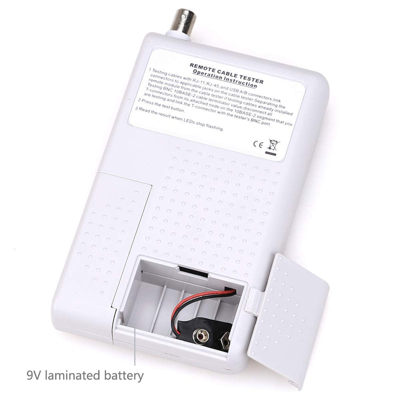 4-in-1 Network Cable Tester Remote RJ11 RJ45 USB BNC Phone Cable Tester Meter
