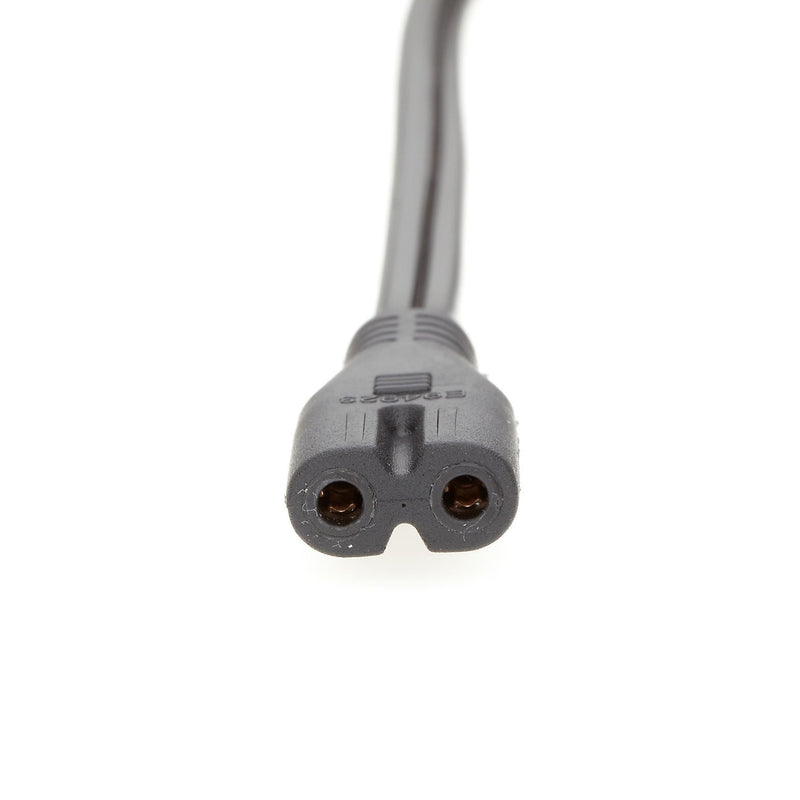 Otimo 8Ft 18AWG NEMA 5-15P to IEC C-7 2-Prong Figure-8 Power Cord