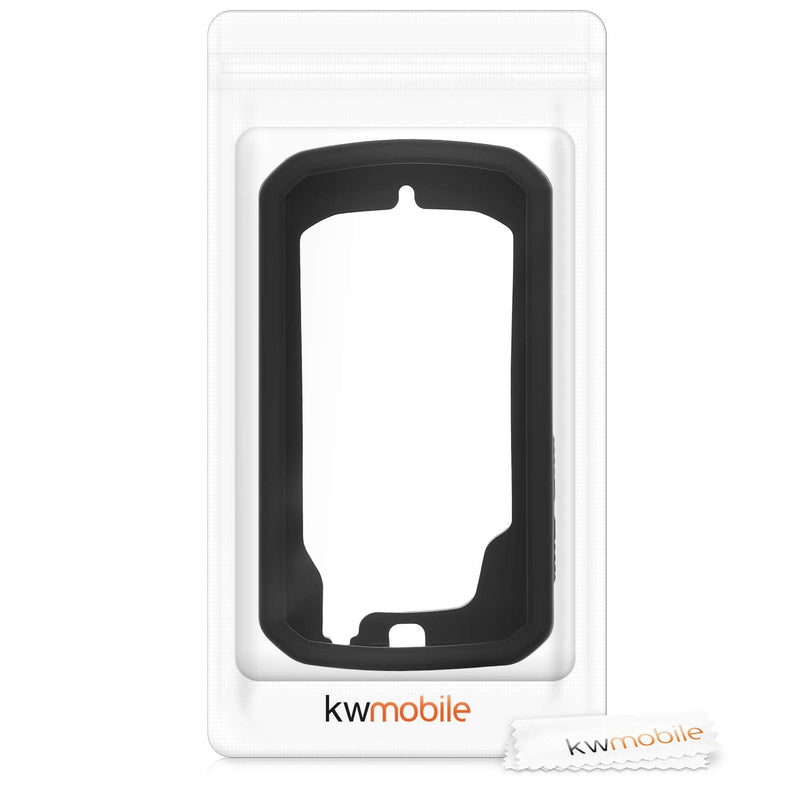 kwmobile Case Compatible with Bryton Rider 750 - Case Soft Silicone Bike GPS Protective Cover - Black