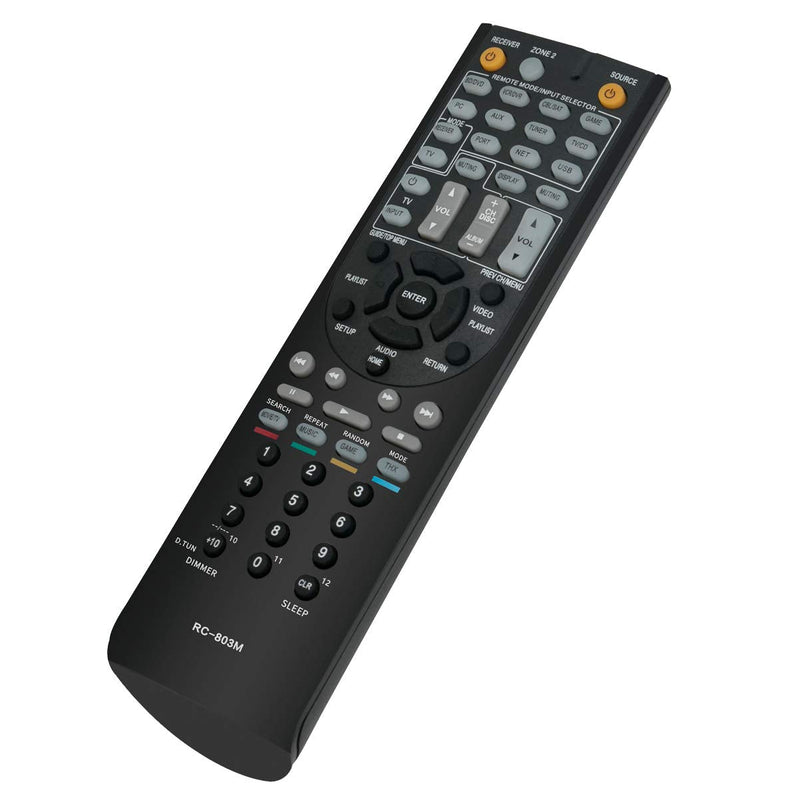 RC-803M Replacement Remote Control Applicable for Onkyo AV Receiver TX-NR609 TX-NR609B HT-S7409 HT-S8409 TXNR609 TXNR609B HTS7409 HTS8409