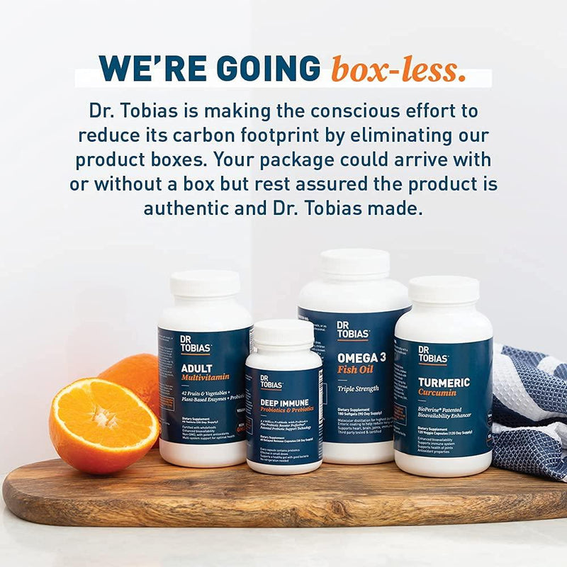 Dr. Tobias Omega-3 Fish Oil, Triple Strength, Supports Brain & Heart Health, 2000 mg per Serving, 180 Soft Gels (2 Daily)