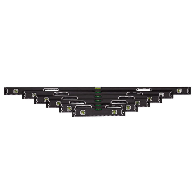 MIVOS - Aluminum spirit level 60cm with magnet system and aluminum housing - Spirit level with 3 levels - High accuracy - Magnetic spirit level 600 mm