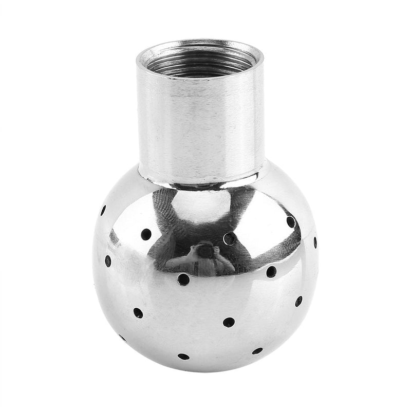 Cleaning ball, 1/2" BSP thread fixation / 360 degree internal thread stainless steel rotary spray tank cleaning ball connection nozzle flow: 15 l/min for cleaning smaller (6 x 4cm) 6 x 4cm