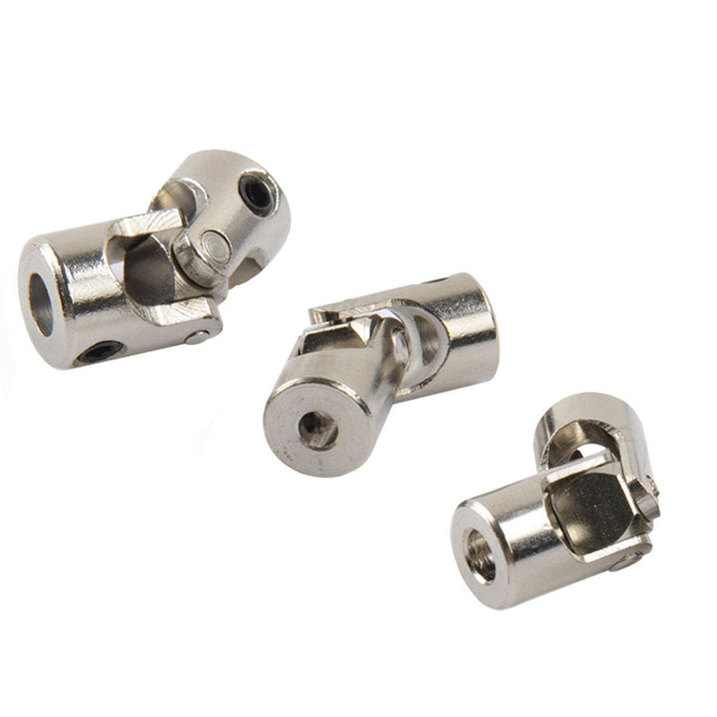2 Pack Universal Joint Shaft Coupler Coupling Steering Connector for RC Car Crawler Boat,6mm to 6mm