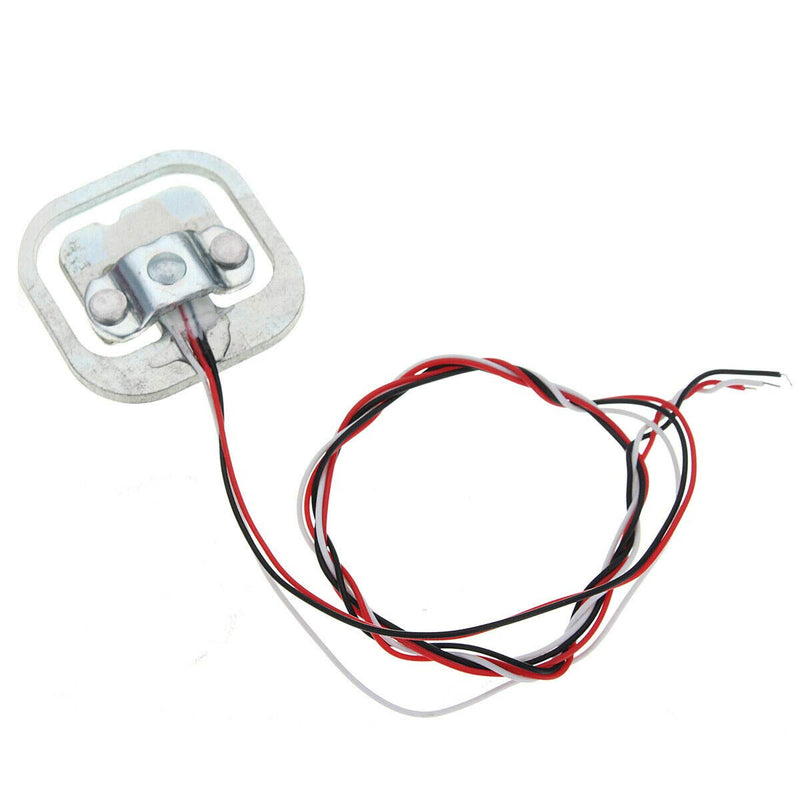 DAOKI 4pcs DIY 110lbs 50KG Half-Bridge Body Load Cell Weight Strain Sensor Resistance + HX711 AD Module