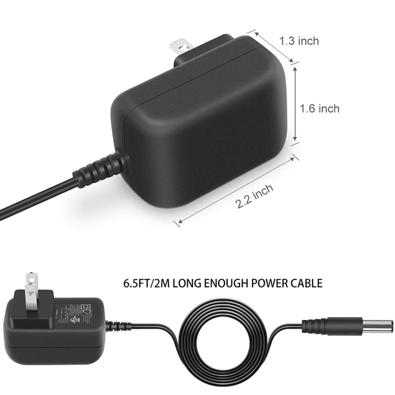 UL Listed 12V 1A 0.6A 0.5A Power Supply 12W Charger AC Adapter 12.0V 1000mA 800mA 600mA 500mA 300mA Regulated 12Volt DC Switching Power Cord Plug with 10 Interchangeable Jacks PERFEIDY
