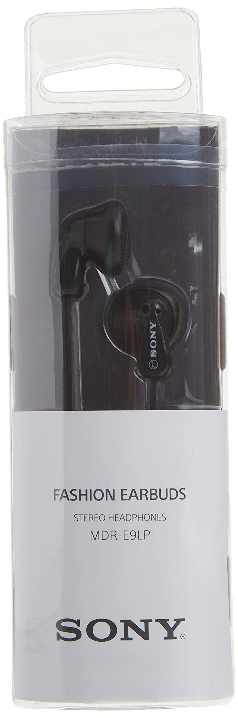 Sony MDRE9LP/BLK Ear Buds Black Standard Packaging