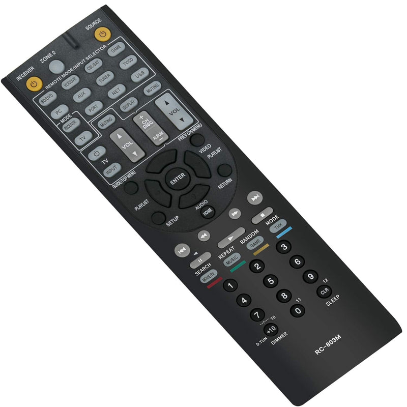 ALLIMITY RC-803M Replaced Remote Control Fit for Onkyo AV Receiver HTS7409 HTS8409 TX-NR609