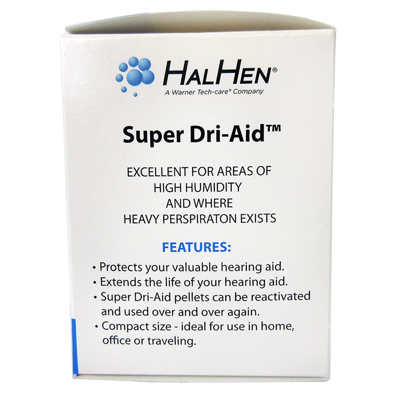 Hal-Hen Super Dri Aid Hearing Aid Dehumidifier 3 Piece Set