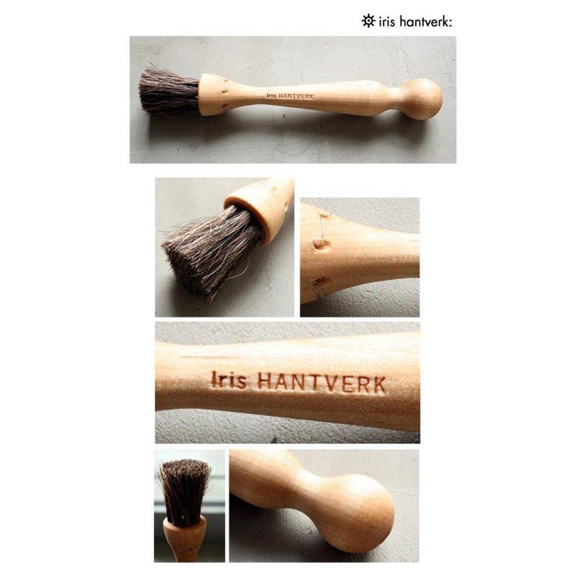 Iris Hantverk Natural Mushroom Cleaning Brush - Made of Birch & Horsehair