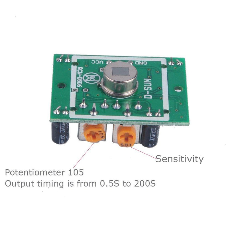 Stemedu HC-SR501 PIR Sensor Infrared IR Body Motion Module for Arduino Raspberry Pi(Pack of 5pcs)