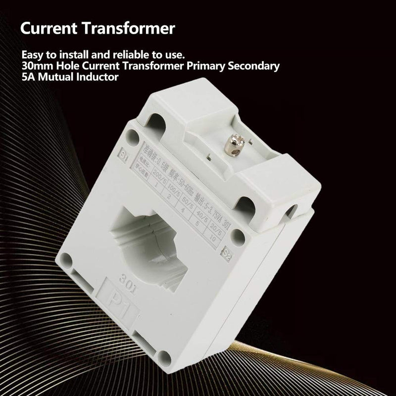 Current Transformer, BH20/5-250/5 Primary Secondary 5A Inductor with 30mm Hole Current Transformer