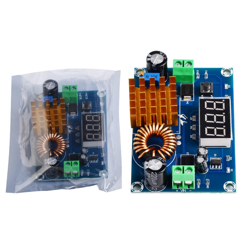 Heemol XH-M411 3-35V to 5-45V DC-DC Boost Converter Module, Adjustable Step Up Voltmeter with Digital Display.