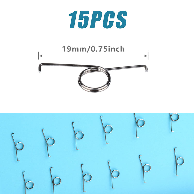 AIEX 15pcs Metal Trigger Keys Springs for Playstastion L2 R2 Buttons Springs for PS5 Springs Assembly Controller Replacement
