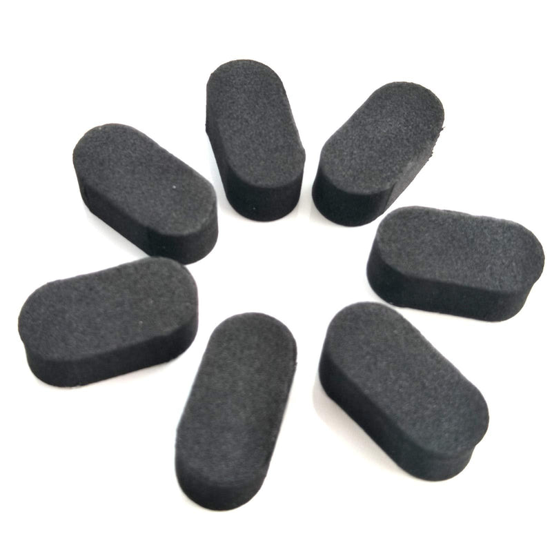 EUDAX 72 PCS FPV Black Sponge Mat Landing Skid Pad Gear Anti-Vibration Shockproof Foam Sticky Tape for rc multirotor Quadcopter Racing Copter Drone Mini-Quad
