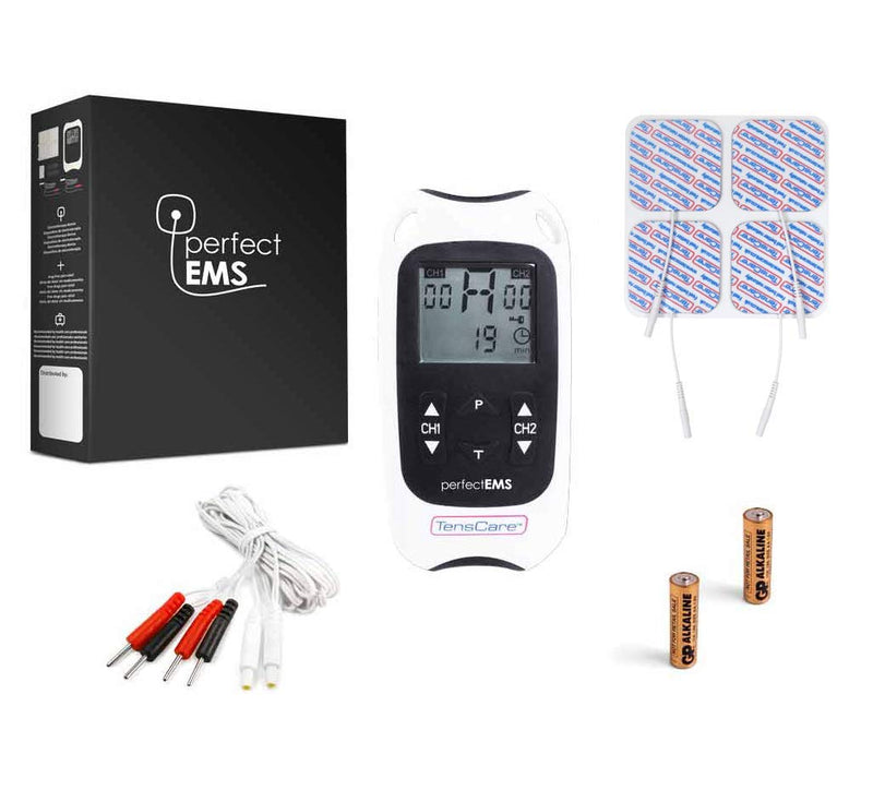 TensCare Perfect EMS - Unit for Muscle Rehabilitation, Toning and Strengthening Utilising Clinically Proven EMS Technology. TENS Technology to Help with Pain Relief Management