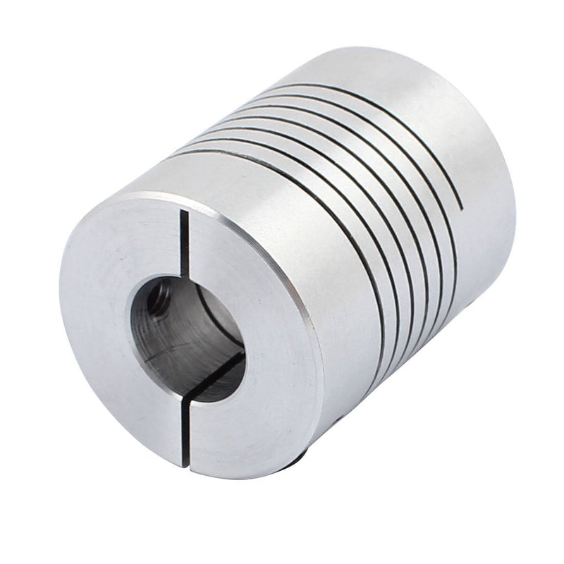 uxcell 10mm to 14mm Shaft Coupling 40mm Length 32mm Diameter Stepper Motor Coupler Aluminum Alloy Joint Connector for 3D Printer CNC Machine DIY Encoder 10-14mm