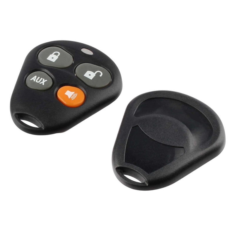 Key Fob Keyless Entry Remote shell Case & Pad fits Viper EZSDEI474V - 4 Button 4-Btn
