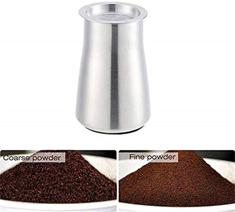 ComfZtar Coffee Sifter Coffee Sieve Fine Mesh Stainless Steel Container Pot Coffee Making Accessory(Black Teflon Surface) Black Teflon Surface