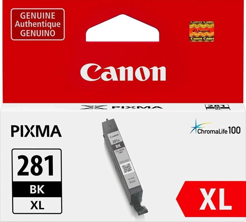 Canon CLI-281XL Black Ink Tank, Compatible to TR8520,TR7520,TS9120,TS8120 and TS6120 Printer XL