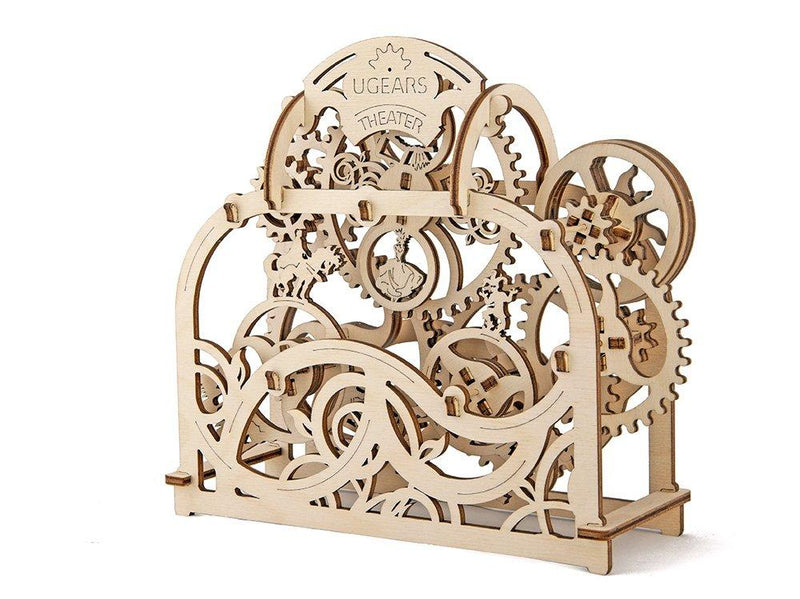 Mechanical Theater by Ugears Is 3D Puzzle Wooden Brainteaser for Kids, Teens and Adults