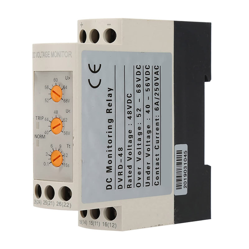 voltage monitoring relay 48v dc,Adjustable DC Relay, Monitoring Relay, 48V Switching Relay, Over Voltage Under Voltage Protection Relay Dvrd Over Voltage and Under Voltage Protection Relay DC 12 DC48V