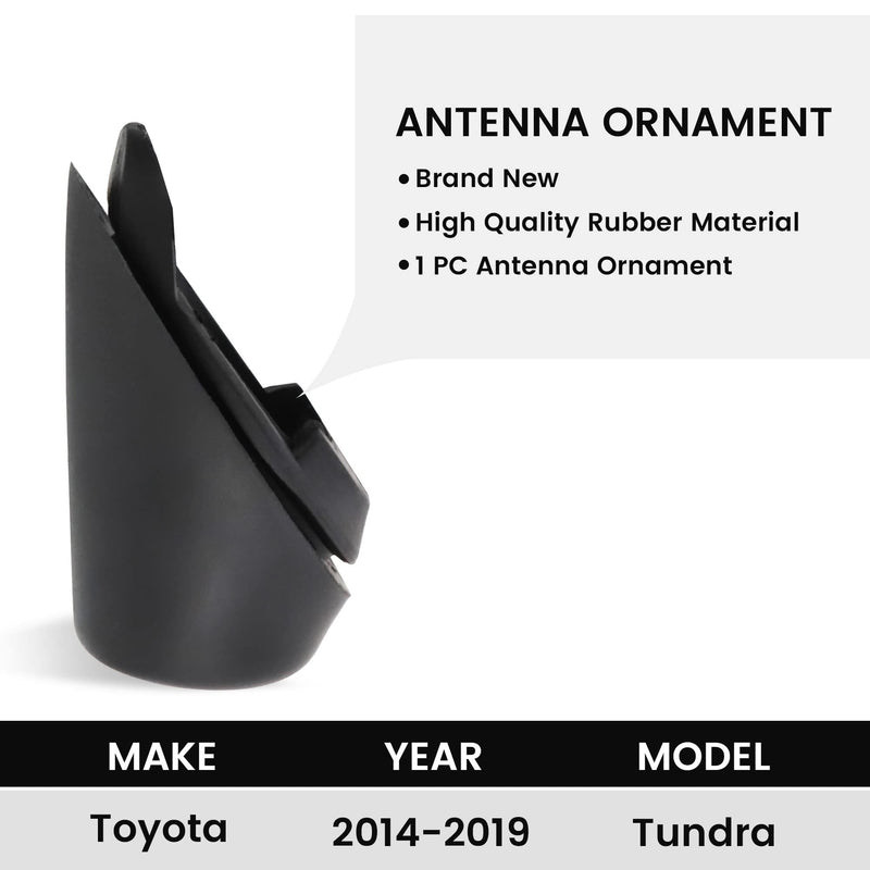 Anina 86392-35040 Antenna Ornament for Toyota 4 Runner 2010 2011 2012 2013 2014 Rubber Antenna Base Bezel Car Radio Antenna Mount Grommet Topper