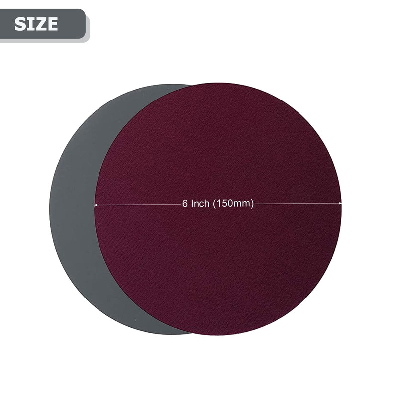 Toolly 100PCS 6 Inch (150mm) Assorted Grit High Performance Waterproof Hook & Loop Sanding Discs Sandpaper 1000/1500/2000/3000/5000 grit for Wet/Dry Sanding Grinder Polishing