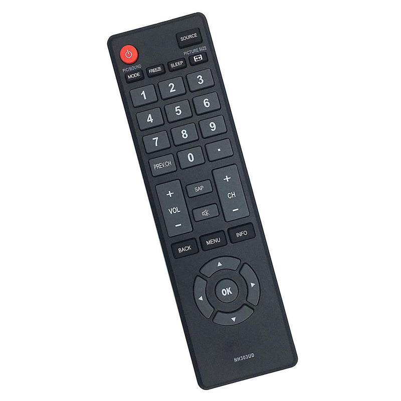 New NH303UD Replace Remote Control fit for Emerson LCD TV HDTV LE240EM4 LE290EM4 LE290EM4F LE320EM4 LE391EM4 LF280EM5 LF320EM4 LF320EM4A LF320EM4F LF320EM5F LF320EM5S LF391EM4 LF391EM4A LF391EM4F