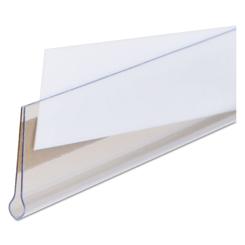 C-Line 87607 Self-Adhesive Label Holders, Top Load, 1/2 x 3, Clear, 50/Pack