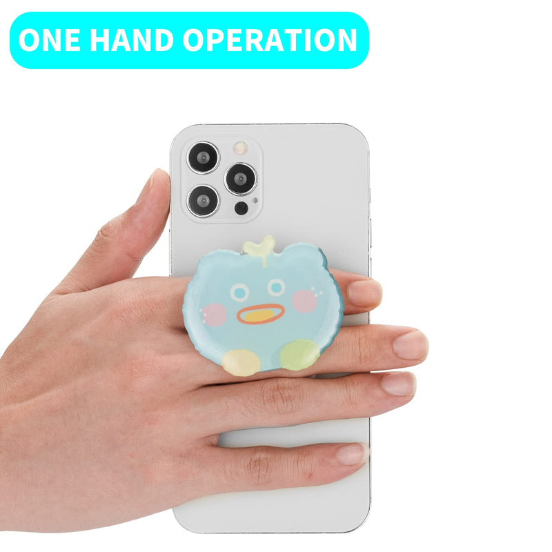 Expandable Phone Grip Handle Smartphone Finger Holder Grip Bracket Support Adjustable Stand Cute Cartoon Lovely Bear Design Kawaii Anime Animal