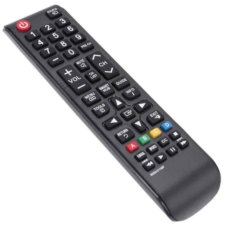 New BN59-01199F Replaced Remote fit for Samsung TV UN32J5205AF UN40J5200 UN40J5200AF UN48J6200AF UN60J6200AF UN65JU640 with Smart Hub