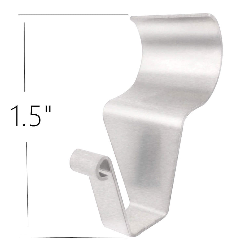 Vinyl Siding Hooks (10 Pack), Heavy Duty Stainless Steel Low Profile No Hole Hanger 10